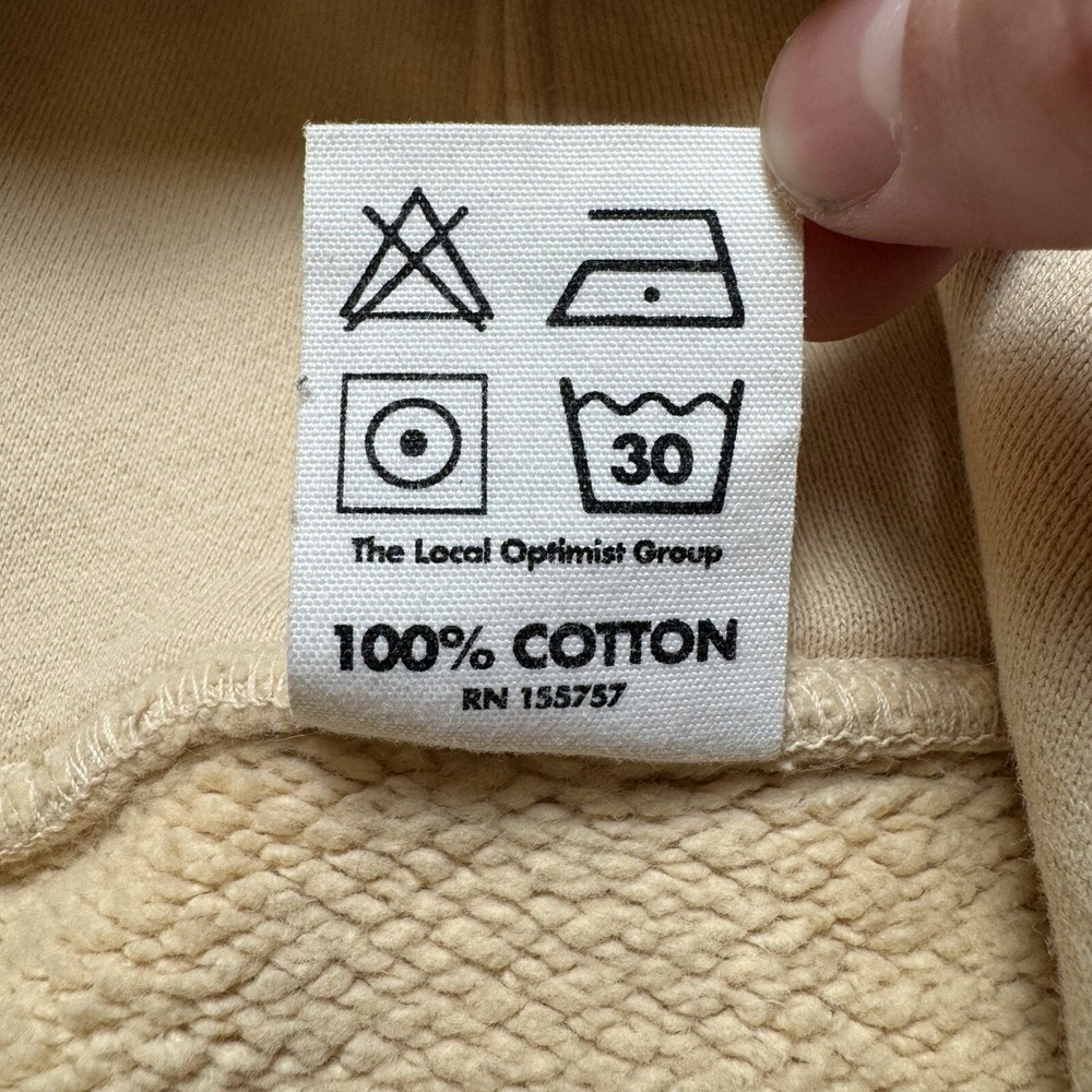 Madhappy LA Lake Amity Hoodie Womens S Beige Local Optimist Group Graphic‎ Boxy - Picture 7 of 10